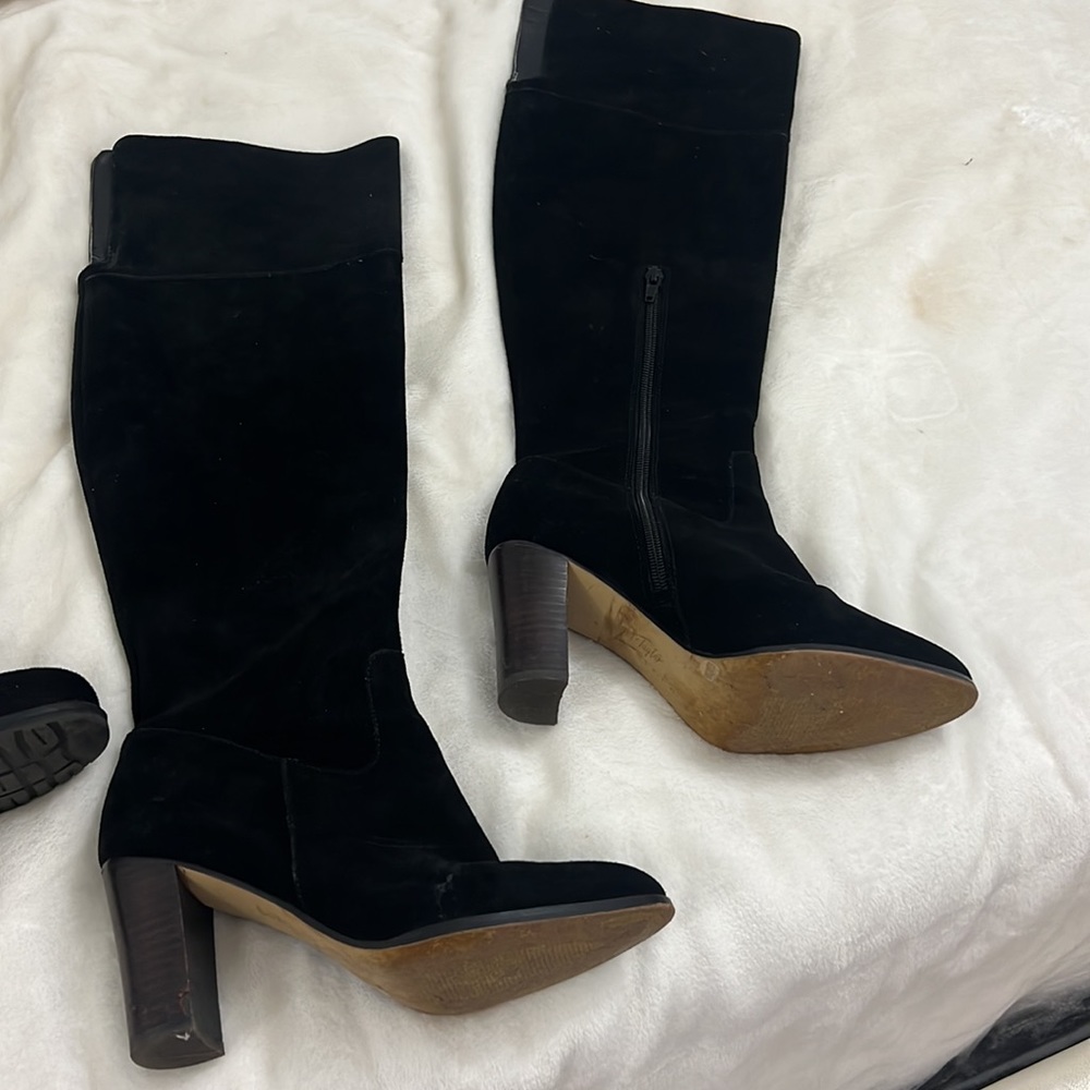 BOOTS KNEE HIGH HEELS 6.5